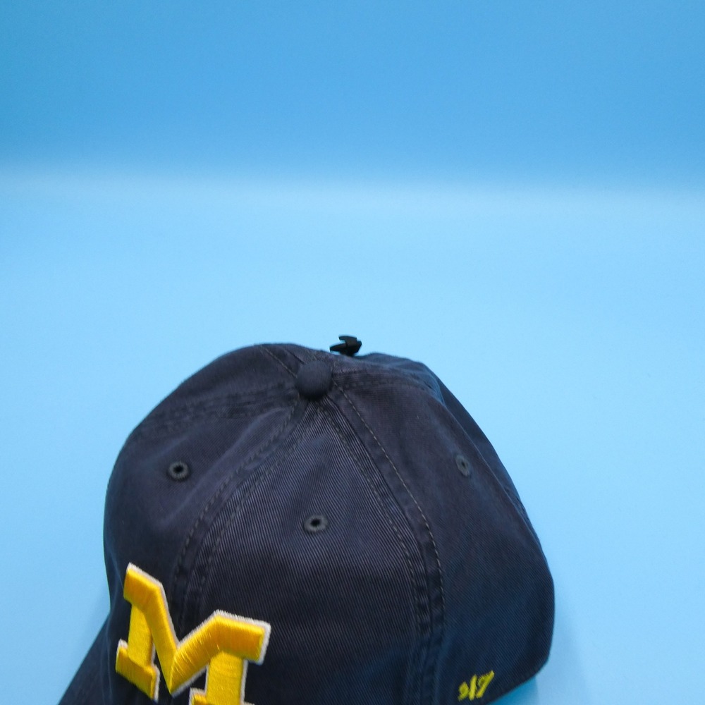 '47 Brand Hat Mens Large Franchise‎ Michigan Wolverines Navy Blue Cotton Fitted - Picture 5 of 9